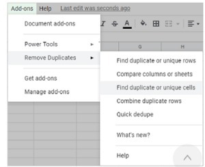 Removing Duplicates with Add-Ons2