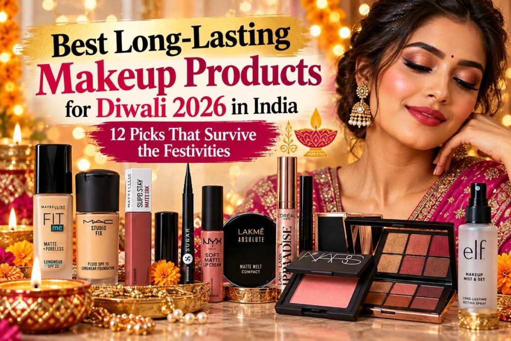 Best Long-Lasting Makeup Products for Diwali 2026 in India: 12 Picks That Survive the Festivities