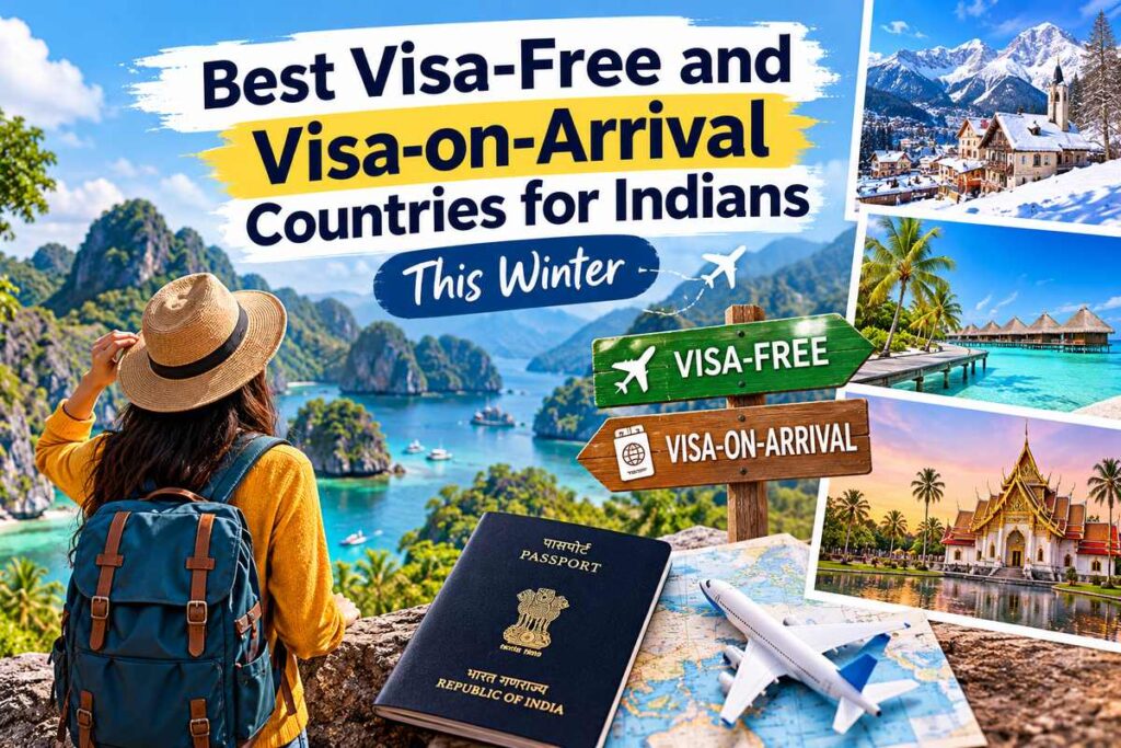 Best Visa-Free and Visa-on-Arrival Countries for Indians This Winter
